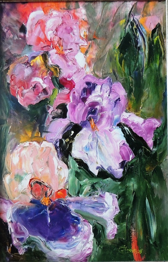 Картина ирисы